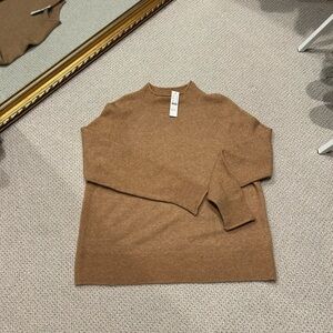 J. Crew Brown Crew Neck Sweater Classic Knit